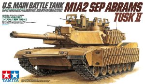 画像1: タミヤ[TAM35326] 1/35 アメリカ M1A2 SEP エイブラムス戦車 TUSK II (1)