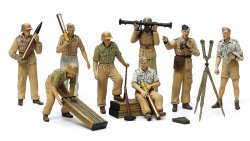 画像1: タミヤ[TAM35343] ドイツ アフリカ軍団 空軍砲兵セット