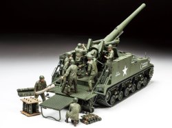 画像1: タミヤ[TAM35351]1/35 アメリカ155mm自走砲 M40 ビッグショット