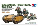 タミヤ[TAM35357]1/35 ドイツ突撃工兵チーム ゴリアテセット