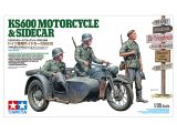 タミヤ[TAM35384]1/35 ドイツ軍用サイドカー KS600