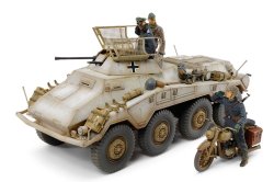 画像2: タミヤ[TAM37019] 1/35 ドイツ重装甲車Sd.Kfz.234/1（2cm砲搭載型）