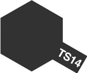 画像1: タミヤスプレー TS-14 ブラック (1)