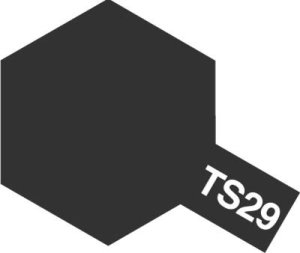 画像1: タミヤスプレー TS-29 セミグロス ブラック (1)