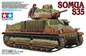 画像1: タミヤ[TAM35344] 1/35 フランス中戦車　ソミュアS35 (1)