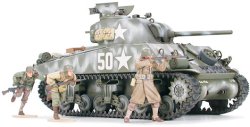 画像1: タミヤ[TAM35250] 1/35 アメリカ M4A3 シャーマン 75mm砲搭載・後期型（前線突破）