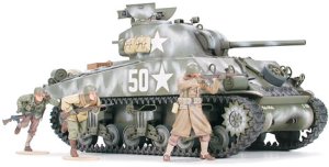 画像1: タミヤ[TAM35250] 1/35 アメリカ M4A3 シャーマン 75mm砲搭載・後期型（前線突破） (1)