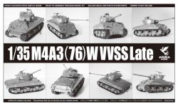 画像2: アスカモデル[35-043]1/35 M4A3(76)W VVSS 後期型