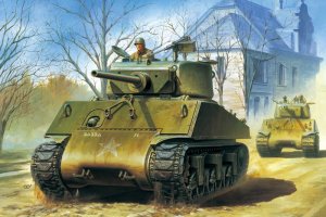 画像1: アスカモデル[35-021] 1/35 アメリカ突撃戦車 M4A3E2シャーマン ジャンボ (1)