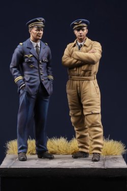 画像1: The Bodi[TBO54007]54mm (1/32) WW.II フランス空軍パイロットセット