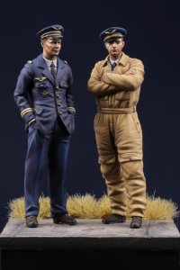 画像1: The Bodi[TBO54007]54mm (1/32) WW.II フランス空軍パイロットセット (1)