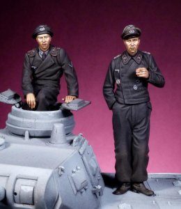 画像1: The Bodi[TBO35157]1/35 WW.IIドイツ戦車/自走砲兵 セット (1)