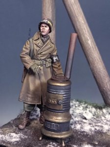 画像1: The Bodi[TBO35170]1/35 WW.II 米陸軍 憲兵w/薪ストーブ 「アルデンヌ 1944年」 (1)