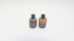 画像2: twilight model[TAS-10]1/35〜1/32『リヤカーセット』3Dプリント製組み立てキット
