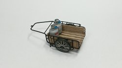 画像3: twilight model[TAS-10]1/35〜1/32『リヤカーセット』3Dプリント製組み立てキット