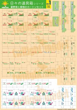 画像1: twilight model[HD-01]1/35 夏野菜と果物の カートン セット