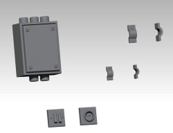 画像3: VG DioModels[VG64004]1/35 汎用 電気部品セット(31個入)