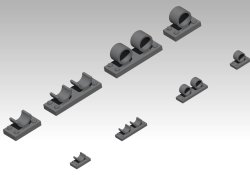 画像1: VG DioModels[VG64009]1/35 汎用 パイプサポートセット(32個入)