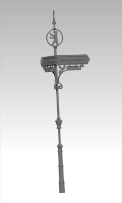 画像2: VG DioModels[VG64010]1/35 汎用 ベルリン市街の道標