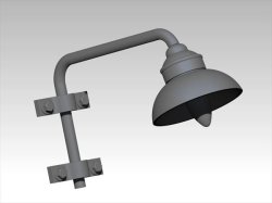 画像1: VG DioModels[VG64017]1/35 汎用 ブラケット付ウォールライトセット