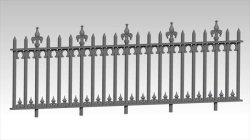 画像1: VG DioModels[VG64027]1/35 汎用 格子型フェンス＃2