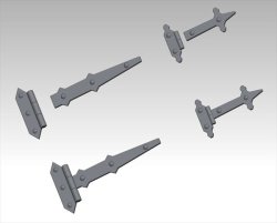 画像1: VG DioModels[VG64029]1/35 汎用 アンティークヒンジセット(24個入)