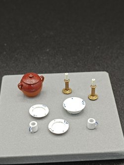 画像1: VG DioModels[VG64036]1/35 汎用 家庭用品セット(8個入)