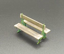 画像1: VG DioModels[VG64064]1/24(75mm) 汎用 背中合わせベンチ