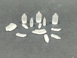 VG DioModels[VG64079]1/35 汎用 透明ビンセット(15個入)