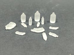 画像1: VG DioModels[VG64079]1/35 汎用 透明ビンセット(15個入)