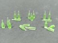 VG DioModels[VG64081]1/24(75mm) 汎用 グリーンガラス製ビンセット(18個入)