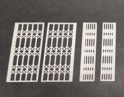 画像2: VG DioModels[VG64096]1/35 汎用 折り畳み式鉄格子セット(4個入)