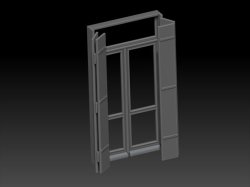 画像1: VG DioModels[VG64103]1/35 汎用 木製ブラインド付窓