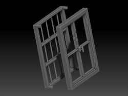 画像1: VG DioModels[VG64108]1/35 汎用 格子付窓＃2