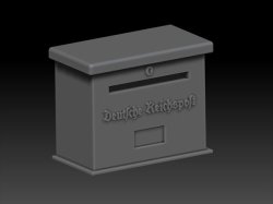 画像1: VG DioModels[VG64115]1/35 WWII ドイツ 帝国郵便ポスト＃5