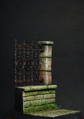 VG DioModels[VG64309]1/32(54mm) 汎用 フィギュアベース 鉄格子のフェンス