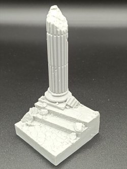 画像2: VG DioModels[VG64324]1/24(75mm) 汎用 フィギュアベース 円柱のある古代の廃墟