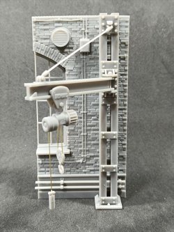 画像2: VG DioModels[VG64503]1/35 汎用 ジオラマベース ホイスト付工場