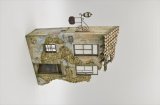 VG DioModels[VG64504]1/35 汎用 ジオラマベース 廃墟の家