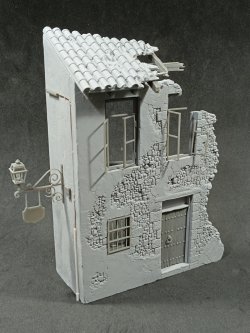 画像3: VG DioModels[VG64504]1/35 汎用 ジオラマベース 廃墟の家