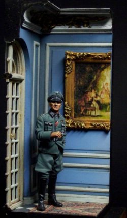 画像1: VG DioModels[VG64306]1/32(54mm) 汎用 フィギュアベース 宮殿の部屋の片隅