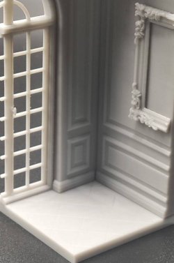 画像4: VG DioModels[VG64307]1/24(75mm) 汎用 フィギュアベース 宮殿の部屋の片隅