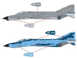 画像3: VICカラー[VICSV181]航空自衛隊 ファントム用迷彩色セット