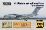 Wolfpack Design[WOLWP14407L]1/144 カワサキ C-2用 アップグレードセットw/ネームプレート (限定版) (アオシマ用)
