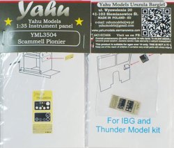 画像2: ヤフーモデル[YML3504]1/35 スキャンメル・パイオニア・着色計器板・IBG/サンダー