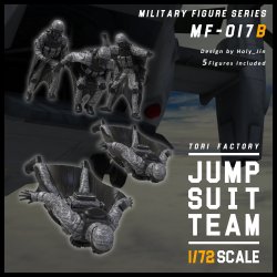 画像1: トリファクトリー[MF-17B]1/72 現用 HALO降下するジャンプスーツチーム(5体入)