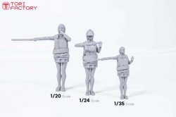 画像2: トリファクトリー[GW-04B]1/24 はたらくJK 交通誘導員 交通誘導に従って下さい!