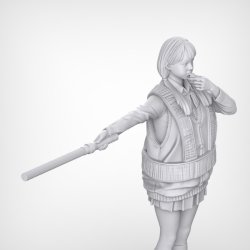 画像8: トリファクトリー[GW-04C]1/20 はたらくJK 交通誘導員 交通誘導に従って下さい!