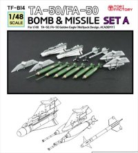 トリファクトリー[TF-B14]1/48 現用 韓国 TA-50/FA-50用ミサイル/爆弾セットA(アカデミー/ウルフパック用)