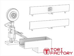 画像6: トリファクトリー[TF-B13]1/72 現用 韓国 T-50/TA-50/FA-50高等練習機シリーズ用降着装置セット(アカデミー用)